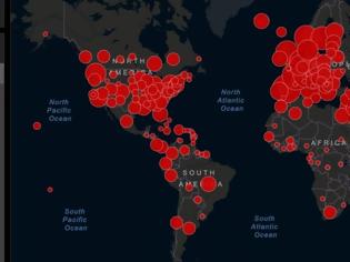 Φωτογραφία για Ο παγκόσμιος χάρτης του ιού- Η θέση της Ελλάδας με βάση τα κρούσματα και τα θύματα