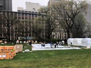 Φωτογραφία για Νέα Υόρκη: Στήνουν μονάδες επειγόντων στο Central Park