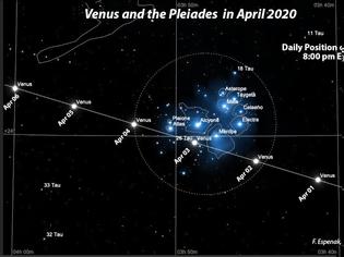 Φωτογραφία για Venus and the Pleiades in April