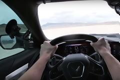 Corvette C8 278,4 χλμ./ώρα σε αποξηραμένη λίμνη (VIDEO)