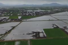 βίντεο από τον πλημμυρισμένο κάμπο της Κωπαΐδας από τις βροχές του Απριλίου