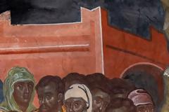 Οι Εβραίοι μάρτυρες στην Ανάσταση του Λαζάρου.(Λεπτομέρεια από μεταβυζαντινή τοιχογραφία)