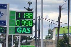 Στο 1,198 η τιμή της αμόλυβδης και 0,99 το diesel