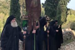 13484 - Φωτογραφίες από τη σημερινή λιτανεία στην Ιερά Μονή Χιλιανδαρίου Αγίου Όρους