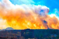 Greenpeace: Κίνδυνος διαρροής ραδιενέργειας από τη φωτιά στο Τσερνόμπιλ