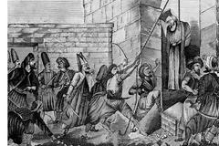 Γιώργος Παπαθανασόπουλος, Γρηγόριος Ε΄: Πάσχα στην αγχόνη