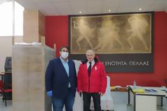 Συνεχίζονται οι δράσεις με την παροχή υγειονομικού υλικού από την ΠΕ Πέλλας σε τοπικούς φορείς  Παροχή υλικών στον Ιατρικό Σύλλογο Πέλλας