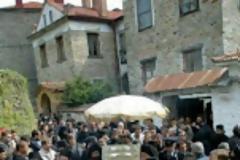 13544 - Σήμερα η Λιτανεία της Εικόνας Άξιον Εστί στις Καρυές του Αγίου Όρους. Γιορτάζουν οι Κελλιώτες μοναχοί