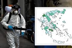 Κορωνοϊός: Δείτε σε ποιους νομούς της Ελλάδας δεν υπάρχει κανένα κρούσμα COVID-19 (χάρτης)