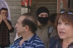 Διαμαρτυρία από τους καλλιτέχνες στο υπουργείο Εργασίας