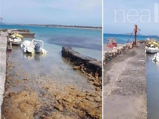 Φωτογραφία για ΒΙΝΤΕΟ.Σεισμός στην Κρήτη: Μίνι «τσουνάμι» σε Χρυσή και Άρβη