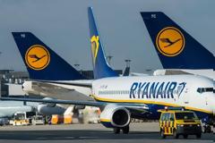 Κατά 99,6% μειώθηκε ο αριθμός των επιβατών της Ryanair τον Απρίλιο