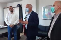 Στον Περιφερειάρχη, Νεκτάριο Φαρμάκη, ο πρώην Πρωθυπουργός Γιώργος Παπανδρέου