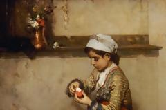 «Το ωόν του Πάσχα»: Ενας άγνωστος πίνακας του Νικηφόρου Λύτρα