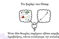 Ξυράφι του Όκαμ: Είναι η απλούστερη θεωρία, η πιθανότερη να ισχύει ?