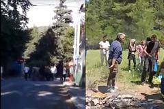 Μαλακάσα - ώρα μηδέν: Οι κάτοικοι εγκαταλείπουν τα σπίτια τους και οι μετανάστες κάνουν μπάρμπεκιου