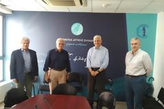 Συνάντηση του Αντιπεριφερειάρχη Φωκίωνα Ζαΐμη με τον Πρόεδρο,του Ελληνικού Ανοικτού Πανεπιστημίου Οδυσσέα - Ιωάννη Ζώρα