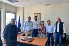 Έργα που θα αλλάξουν την όψη της Αμφιλοχίας στη συνάντηση Θ. Μαυρομμάτη με Γ. Κατσούλα