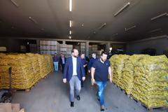 Επίσκεψη του Περιφερειάρχη, Ν. Φαρμάκη, σε παραγωγικές μονάδες τυποποίησης αγροτικών προϊόντων