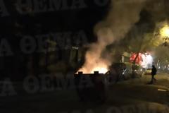 Επεισόδια με μολότοφ και οδοφράγματα στα Εξάρχεια