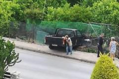 Αγροτικό έπεσε σε… περιβόλι!