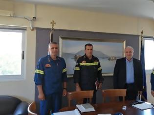 Φωτογραφία για Συνάντηση του Δημάρχου Κώστα Λύρου με τον Περιφερειακό Διοικητή Πυροσβεστικών Υπηρεσιών Δυτικής Ελλάδας Ν. Ρουμελιώτη