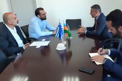 Συνάντηση του Περιφερειάρχη Δυτικής Ελλάδας, Νεκτάριου Φαρμάκη με τον Πρέσβη του Αζερμπαϊτζάν στην Ελλάδα, Anar Huseynov.