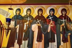 Ο βίος των Αγίων Πέντε Κανονικών Παρθένων