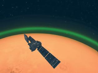 Φωτογραφία για NOMAD-TGO: Πράσινη λάμψη στην ατμόσφαιρα του Άρη