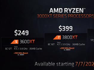 Φωτογραφία για Οι AMD Ryzen 3000 'XT' επεξεργαστές  με περισσότερη απόδοση στην ίδια τιμή