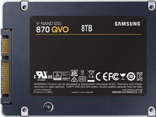 Φωτογραφία για 8TB αποθηκευτικού χώρου στον νέο SSD Samsung 870 QVO