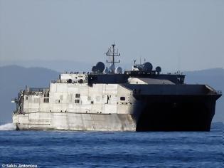 Φωτογραφία για Αλεξανδρούπολη: Δεύτερο αμερικανικό πλοίο, το “USNS YUMA”, από το πρωί στο λιμάνι