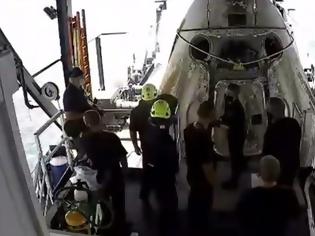 Φωτογραφία για NASA - SpaceX: Επέστρεψε στη Γη η κάψουλα Dragon