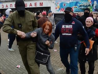 Φωτογραφία για Λευκορωσία: Βίαιες συλλήψεις διαδηλωτών στο Μινσκ