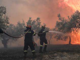 Φωτογραφία για Μαίνεται η φωτιά στην Κερατέα - Εκκενώνονται οικισμοί - Καίγονται σπίτια, πνίγεται στους καπνούς η περιοχή