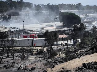 Φωτογραφία για Φωτιά στη Μόρια: Η επόμενη ημέρα της καταστροφής -