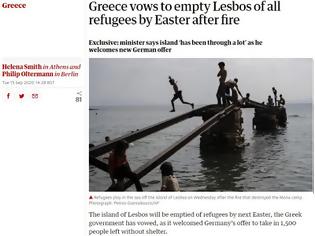 Φωτογραφία για Χρυσοχοΐδης στον Guardian: Η Λέσβος θα έχει αδειάσει από μετανάστες μέχρι το Πάσχα
