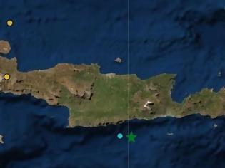 Φωτογραφία για Σεισμική δόνηση 5,4 Ρίχτερ νότια της Κρήτης