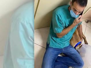 Φωτογραφία για Ο ήρωας γιατρός και ο εθελοντής που έσωσαν το σκυλί που ασυνείδητοι βασάνισαν στα Χανιά