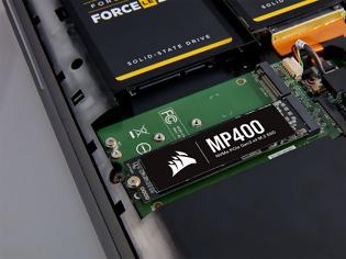Φωτογραφία για Corsair με νέο MP400 M.2 NVMe SSD με 3D QLC NAND