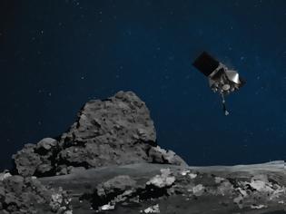 Φωτογραφία για Το σκάφος OSIRIS-REx κατάφερε να αγγίξει τον αστεροειδή Μπενού για να συλλέξει δείγμα από την επιφάνειά του