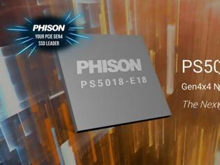 Φωτογραφία για O νέος SSD ελεγκτής Phison E18 φιλοδοξεί να σπάσει τα κοντέρ με 7,4GB/sec