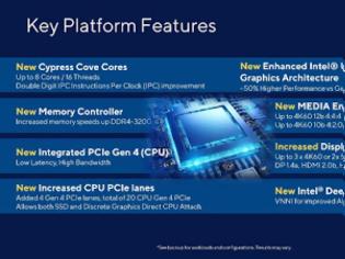 Φωτογραφία για H Intel παρουσιάζει αρχιτεκτονικές λεπτομέρειες των επεξεργαστών Core 11ης γενιάς