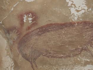 Φωτογραφία για Σπουδαία ανακάλυψη στην Ινδονησία: Βρέθηκε σπηλαιογραφία αγριόχοιρου ηλικίας 45.500 ετών