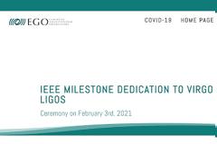 3 Φεβρουαρίου η τελετή του Virgo LIGO IEEE