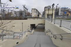 Ευχαριστημένοι οι κάτοικοι της Μενεμένης από την λειτουργία της υπόγειας σιδηροδρομικής διάβασης της οδού Αγίας Παρασκευής. Εικόνες.