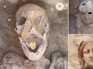 Φωτογραφία για Αίγυπτος: Στο φως μούμια 2.000 ετών με χρυσή γλώσσα