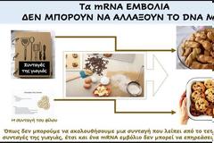 Μόσιαλος: Τα mRNA εμβόλια δεν μπορούν να αλλάξουν το DNA μας