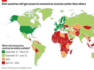 Φωτογραφία για Επιταχυνόμενος εμβολιασμός: Αναδεικνύεται το χάσμα μεταξύ πλουσίων και φτωχών χωρών
