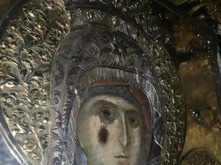 Φωτογραφία για Παναγία Εσφαγμένη. Η θαυμαστή ιστορία της Αγιορείτικης εικόνας...